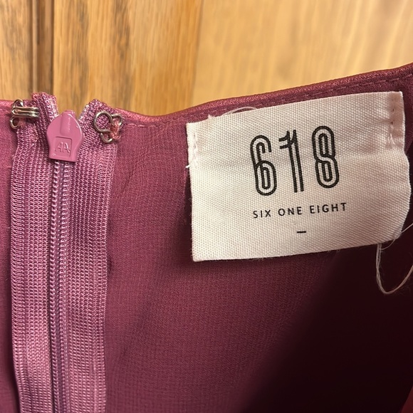 618 midi length berry tulip dress - Picture 7 of 11